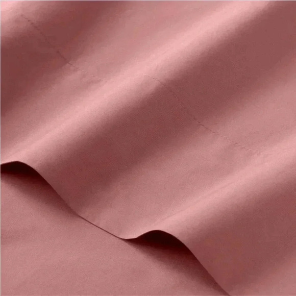 NWT Full Washed Supima Percale Solid Sheet
Set Rose - Casaluna - Picture 3 of 5